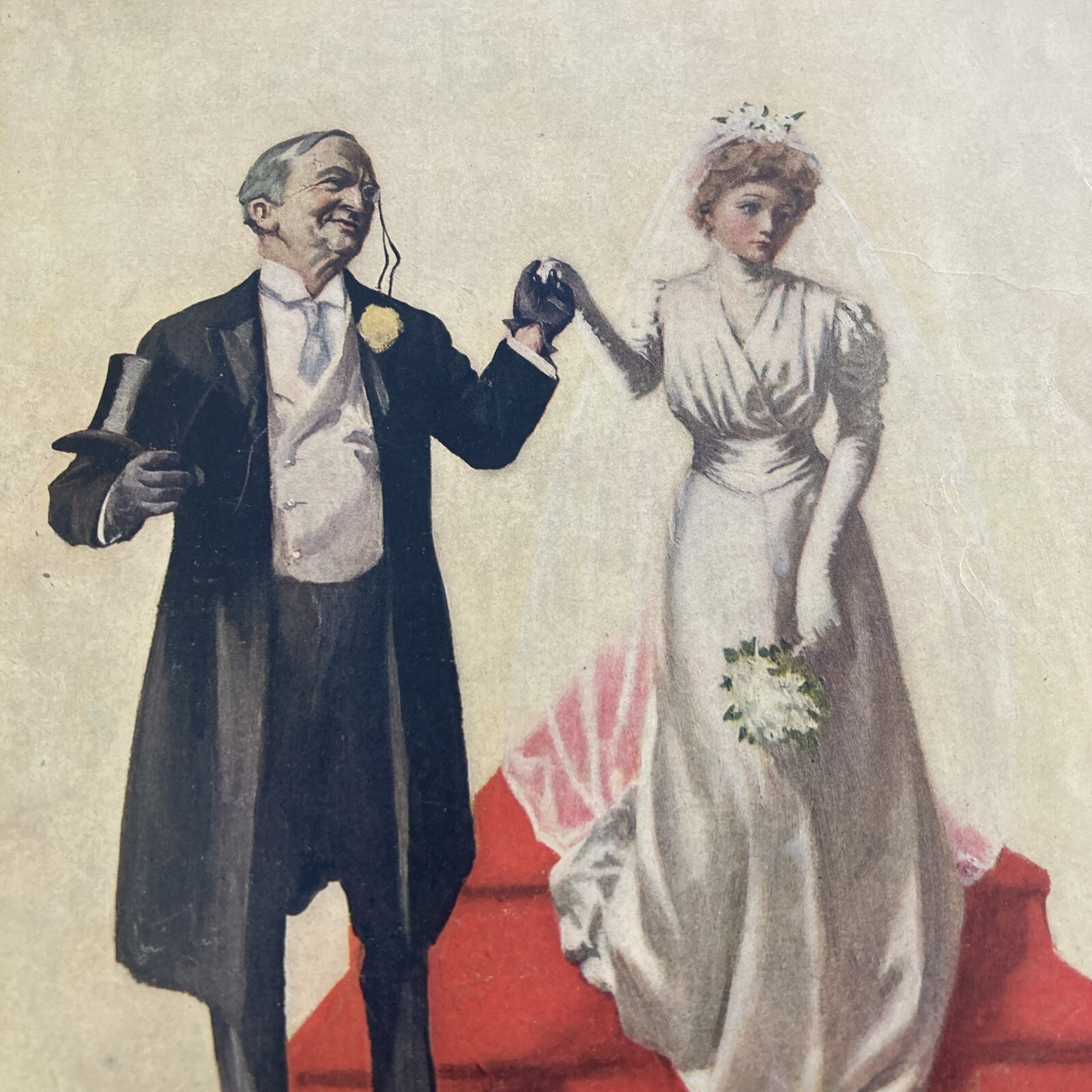 1909 MARRIAGE WEDDING BRIDE BEAUTY FATHER MATRIMONY BALFOUR KER ART COVER MB1