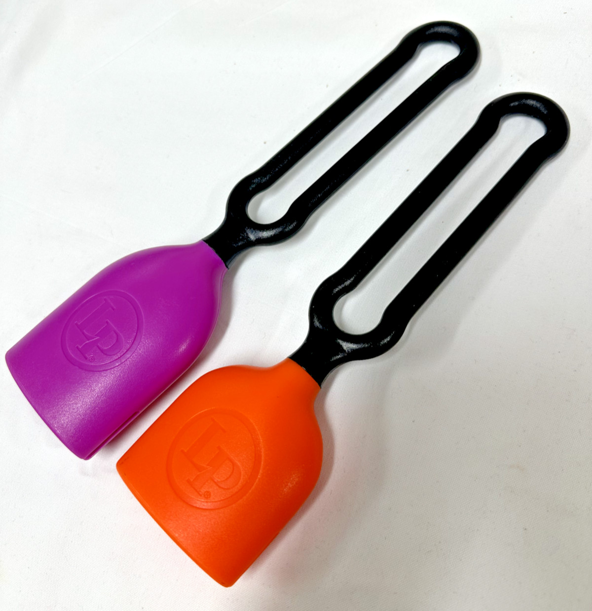 Latin Percussion LP618 & LP619, Sambago Bells, Low & High, Handheld-MINT