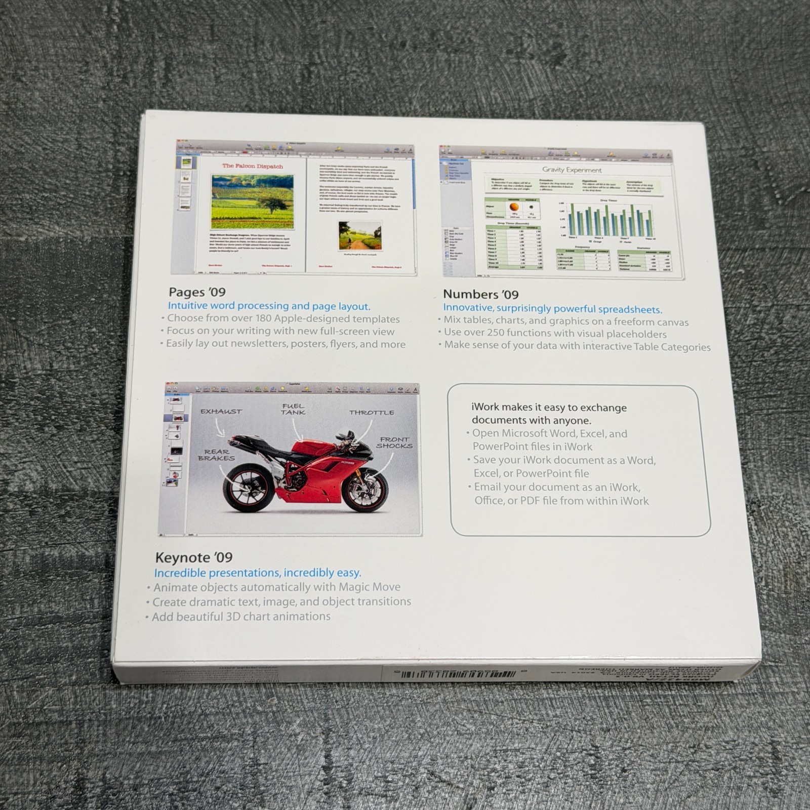 Apple iWork '09 (Retail) - Full Version for Mac MB942Z/A