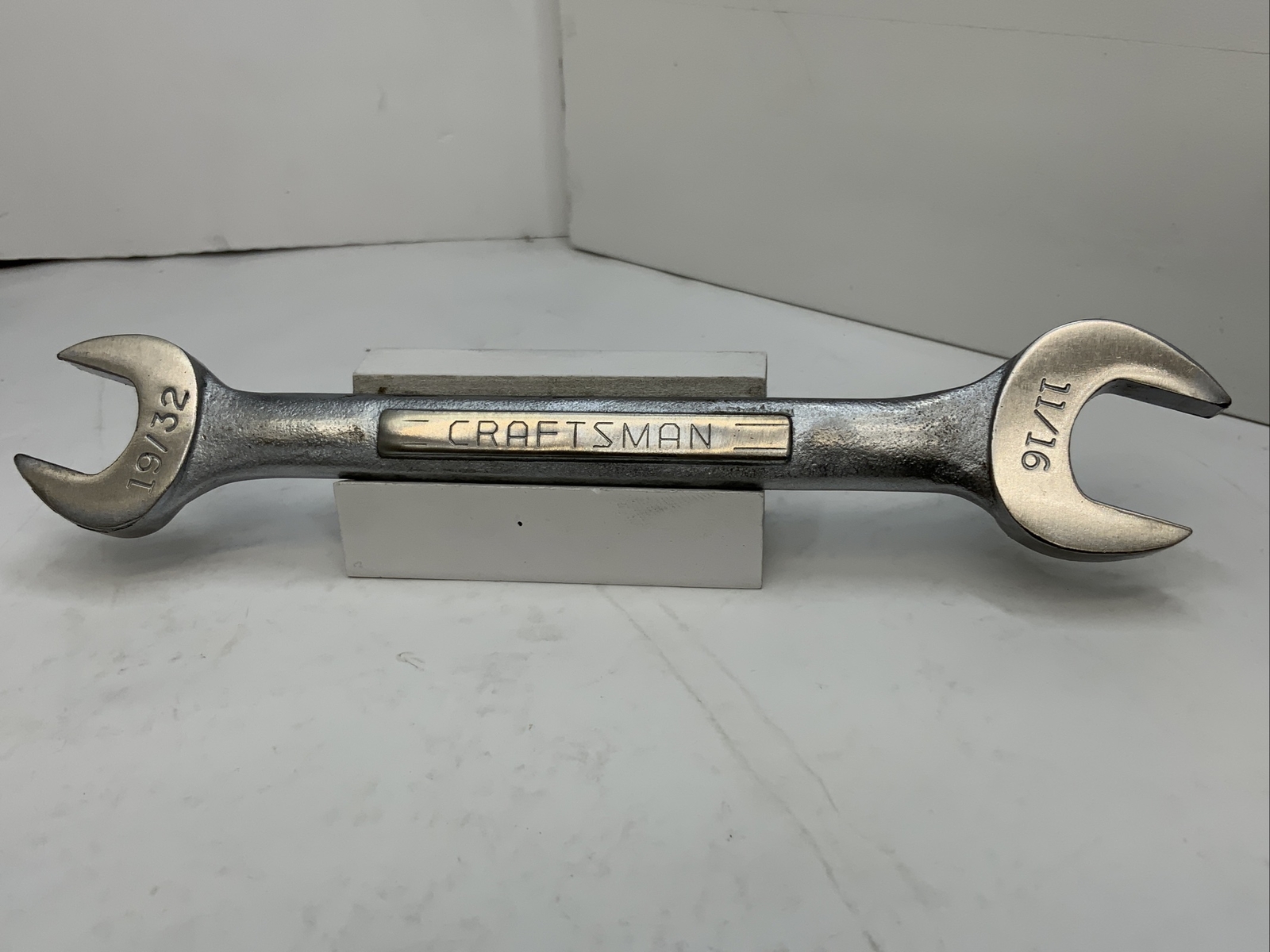 Craftsman Open End Wrench, Sizes 19/32" X 11/16", Model 44581, USA