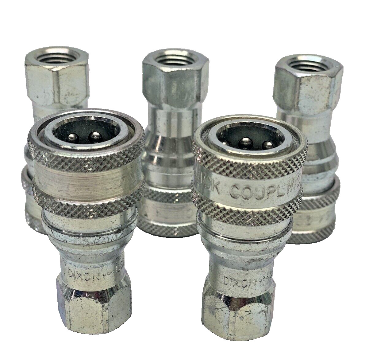 Pack of 5, Dixon Quick Coupling 2HF2 Hydraulic Socket
