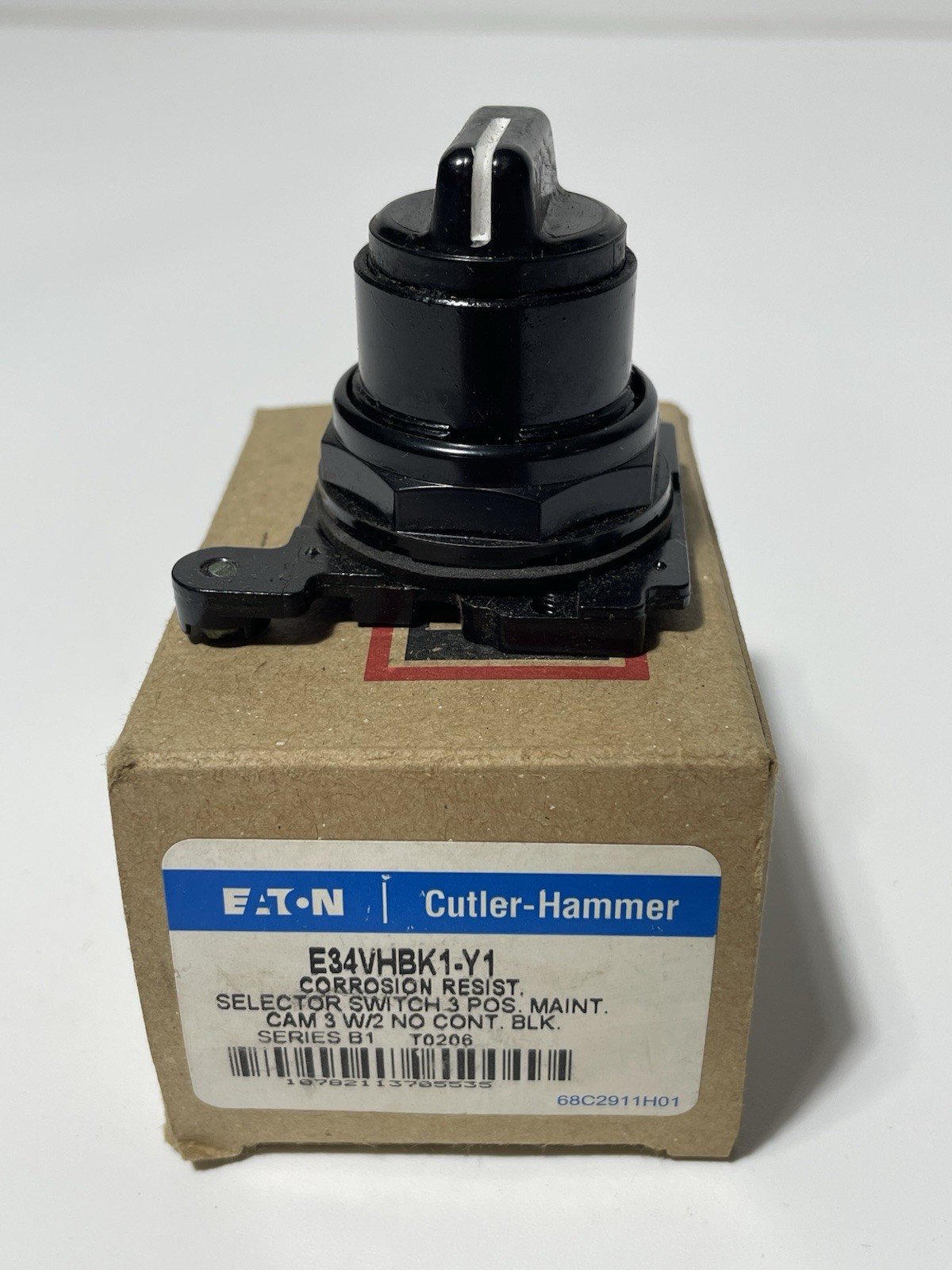 Eaton E34VHBK1-Y1 Corrosion Resistant Selector Switch
