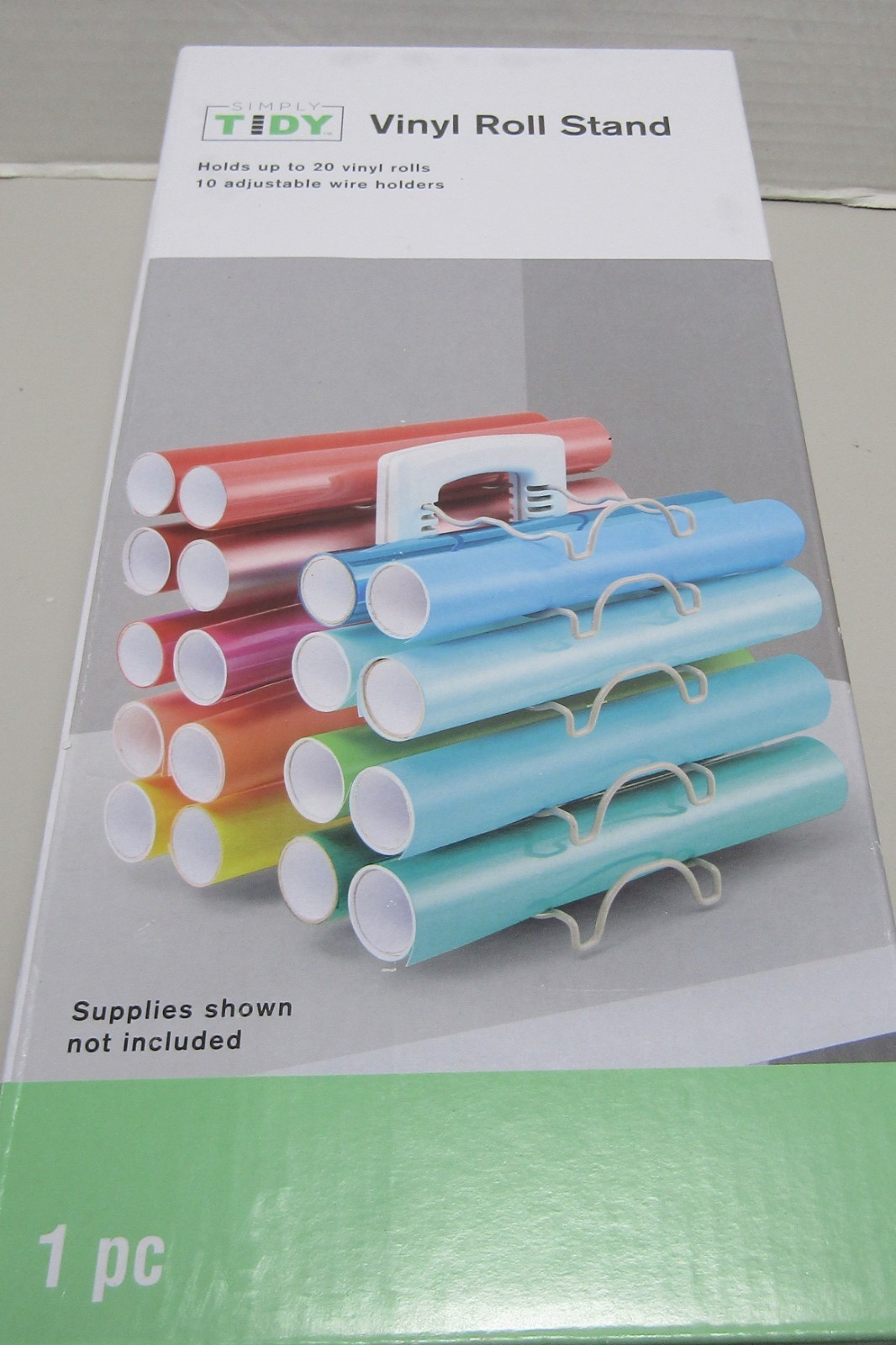 SIMPLY TIDY Cricut Vinyl Roll Stand Organizer NIB