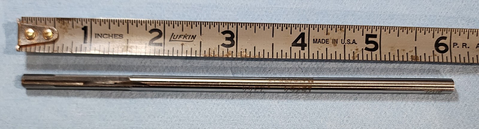 15/64" (.2344") Carbide Tip Reamer, 4 Flute, 6" Overall Length, Hannibal Carbide