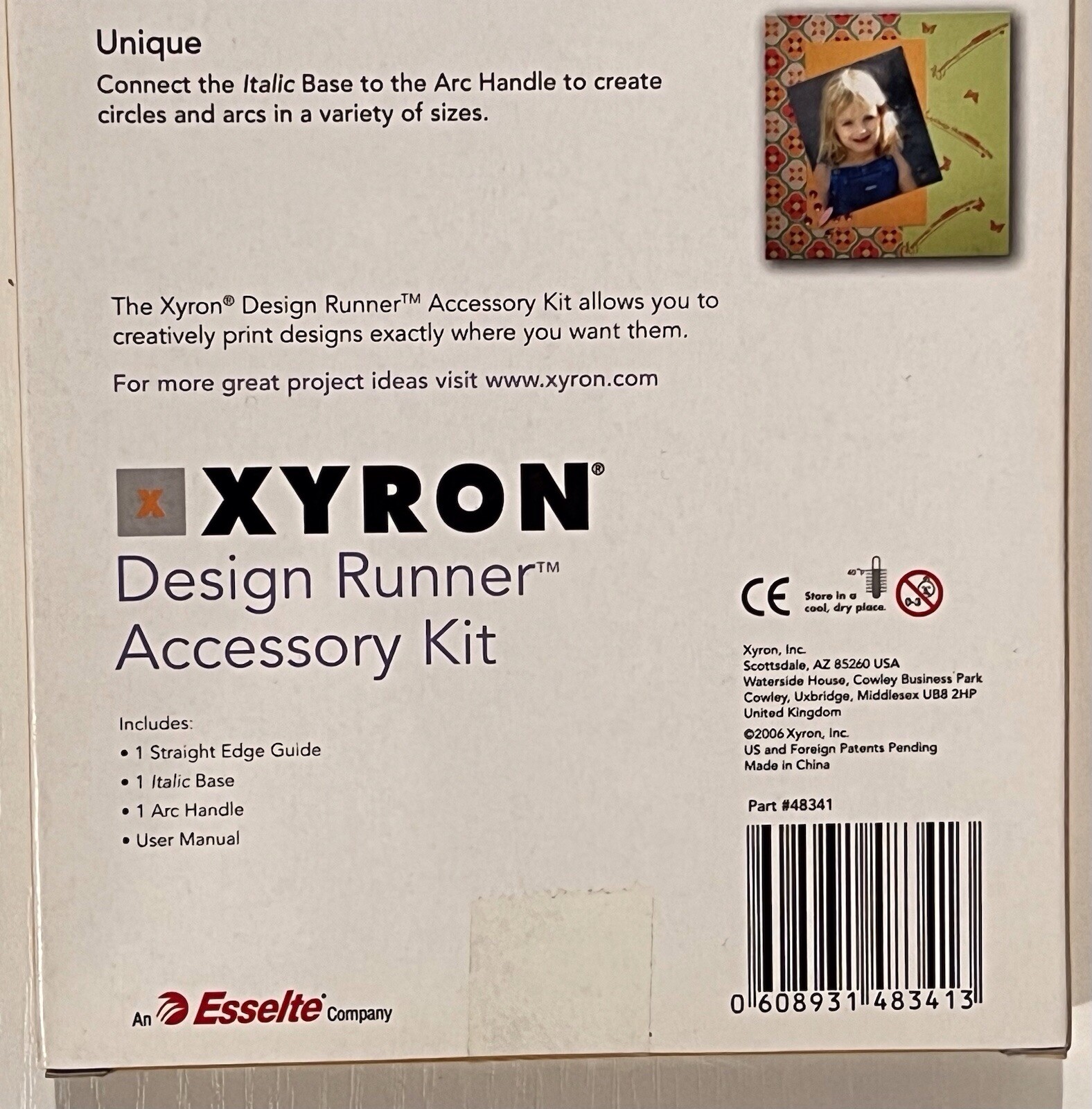 Xyron Design Runner Accessory Kit 48341 - Straight Edge Guide & More - NEW!
