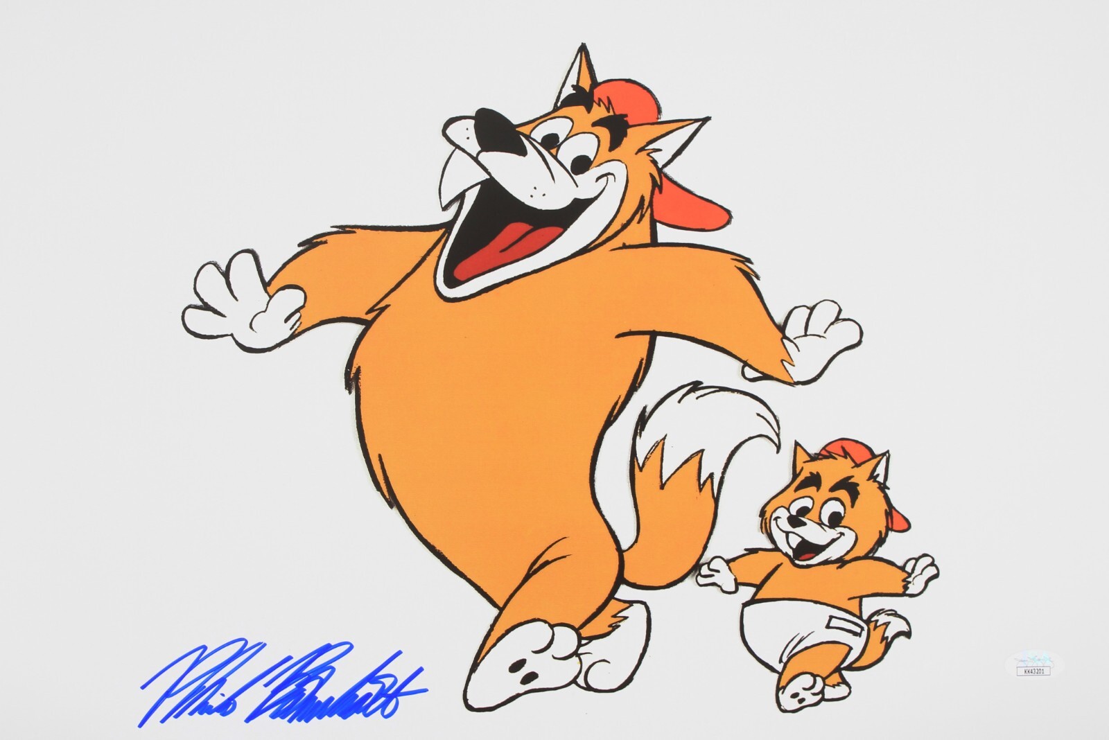 2019 Philo Barnhart "Fangface and Fangpuss" Signed 12x18 Print (JSA)