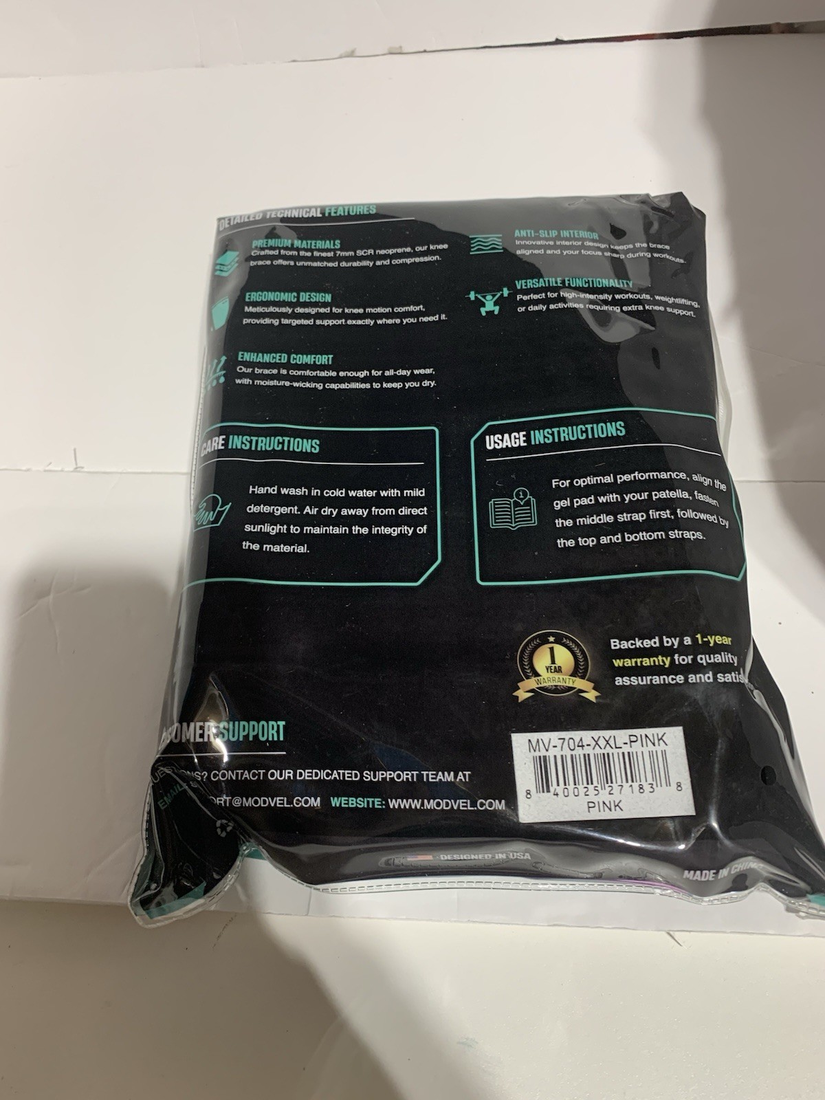 Modvel Size 7mm Pair of Knee Sleeves - Various Colors and Sizes