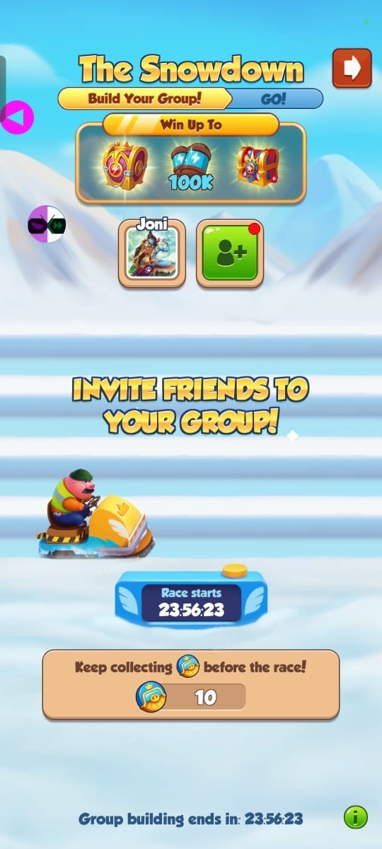 Coin Master Snowdown Race Slot Available For Sale In Cheapest Price