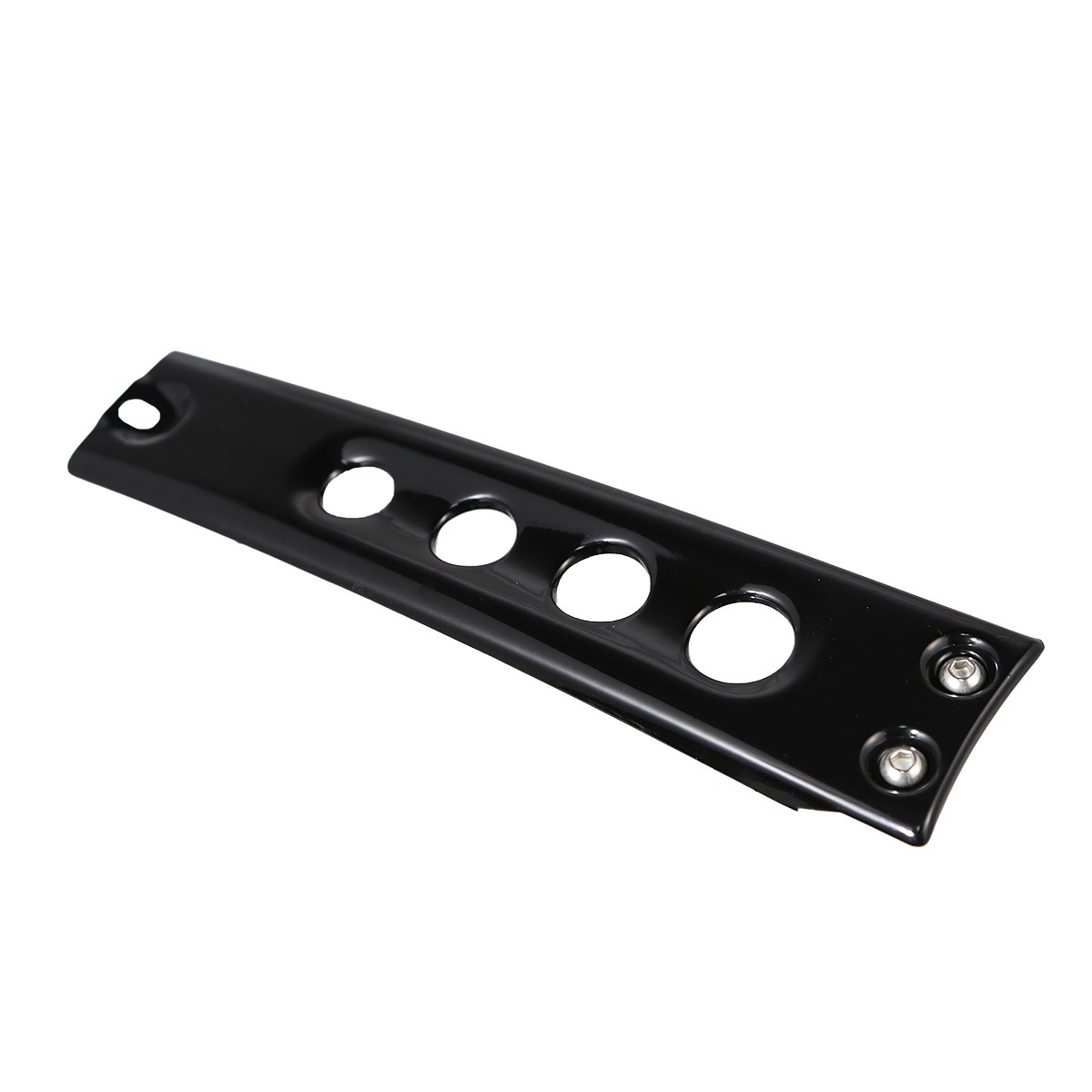 Gloss Black Metal Switch Console Dash Panel For Harley Softail Fat Boy 2018-2025