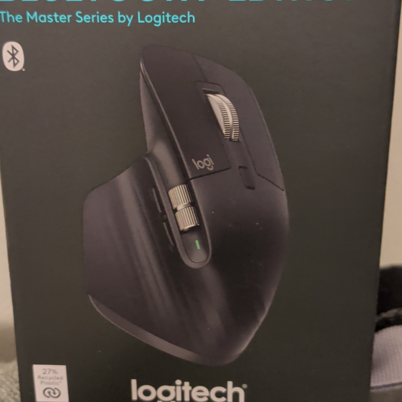 Logitech MX Master Series 3S Wireless Mouse Bluetooth 8K DPI Quiet Clicks Black