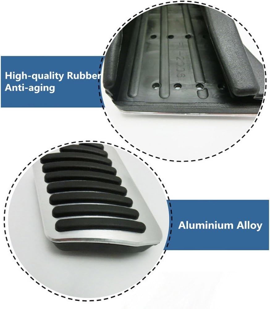 “Jaronx BMW Pedal Covers No Drill Anti-Slip Gas Brake Foot Pedals B Model”