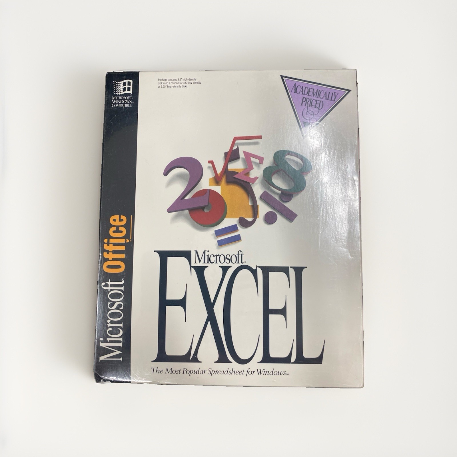 Microsoft Excel Office Spreadsheet 5.25 for Windows, New and Company Sealed