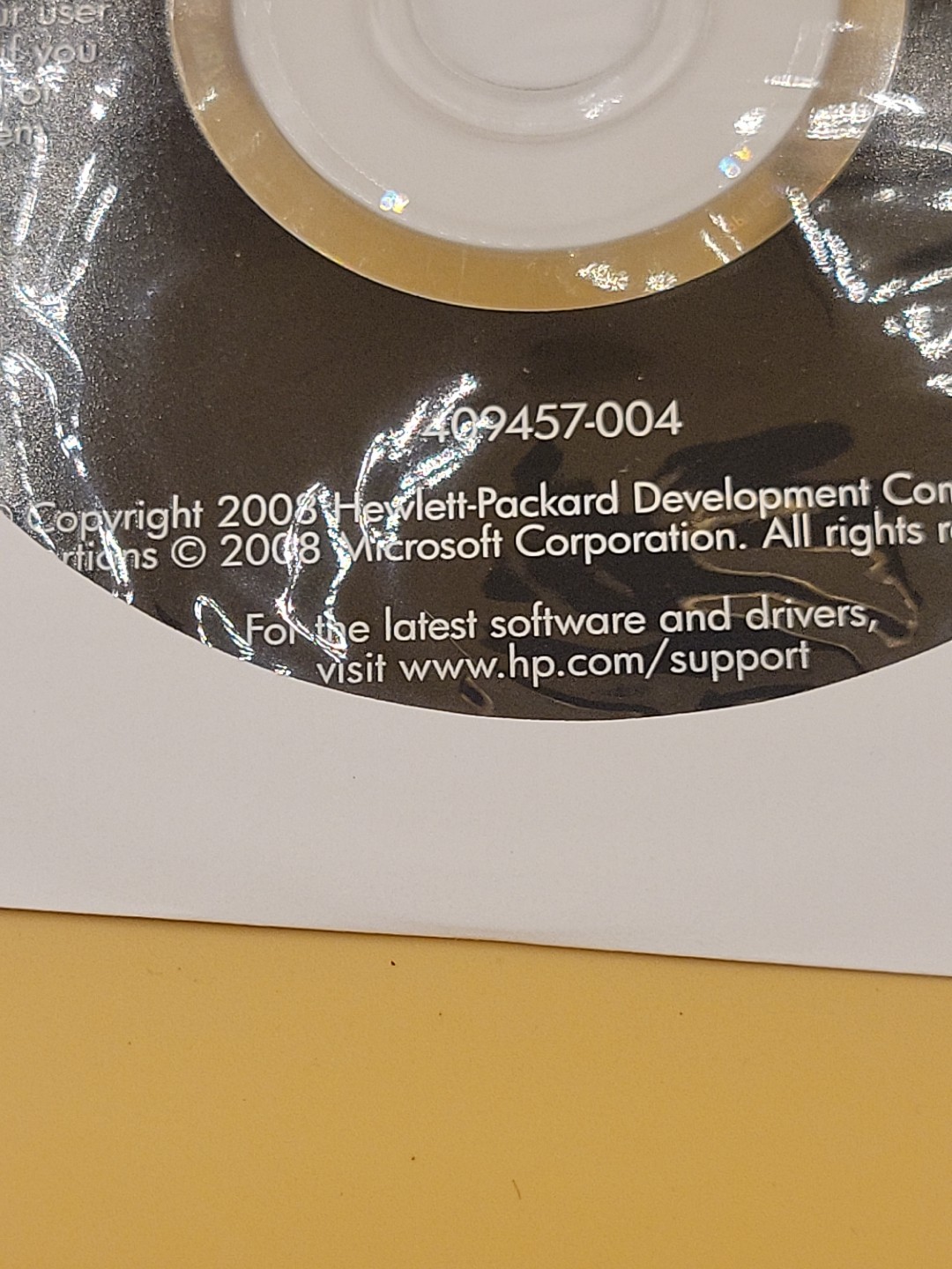HP Microsoft Windows XP Professional Service Pack 2 Reinstallation CD ~ SP2 2008