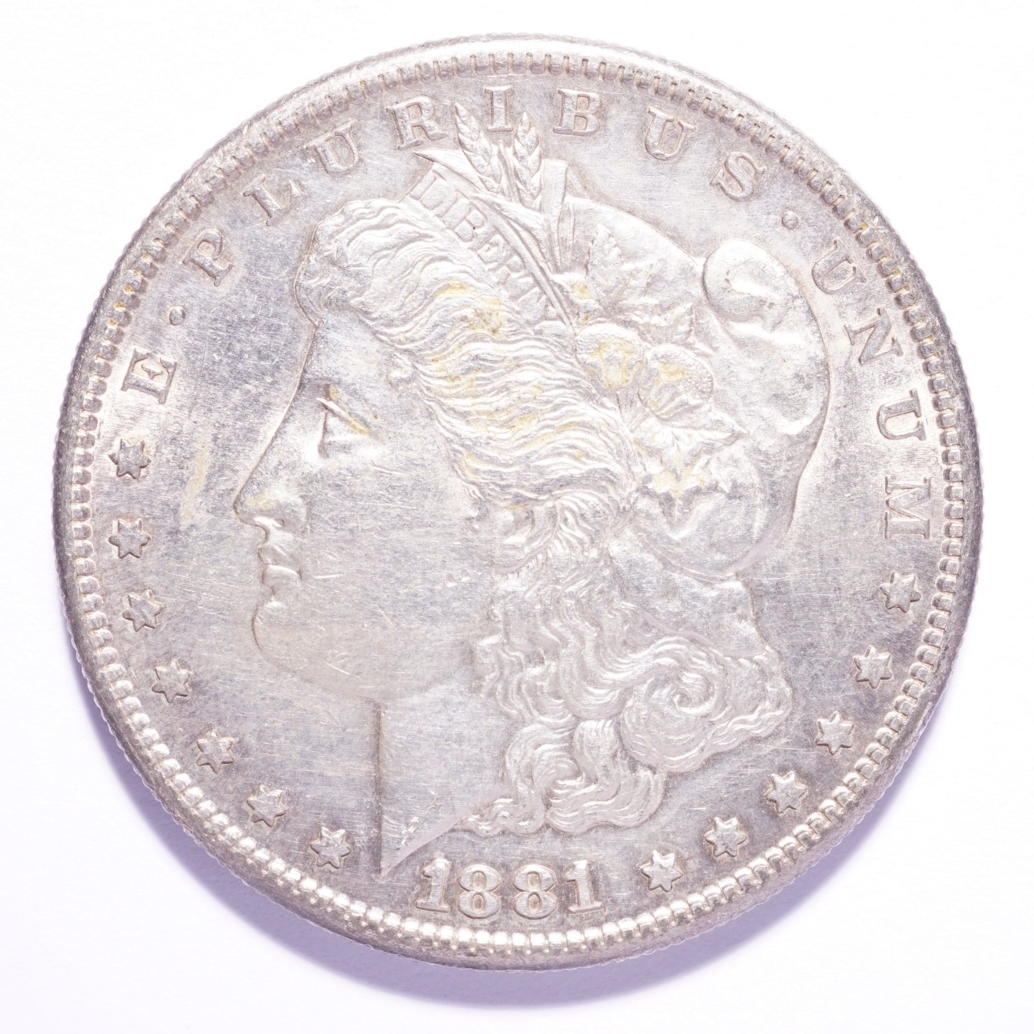1881-S Morgan Silver Dollar AU