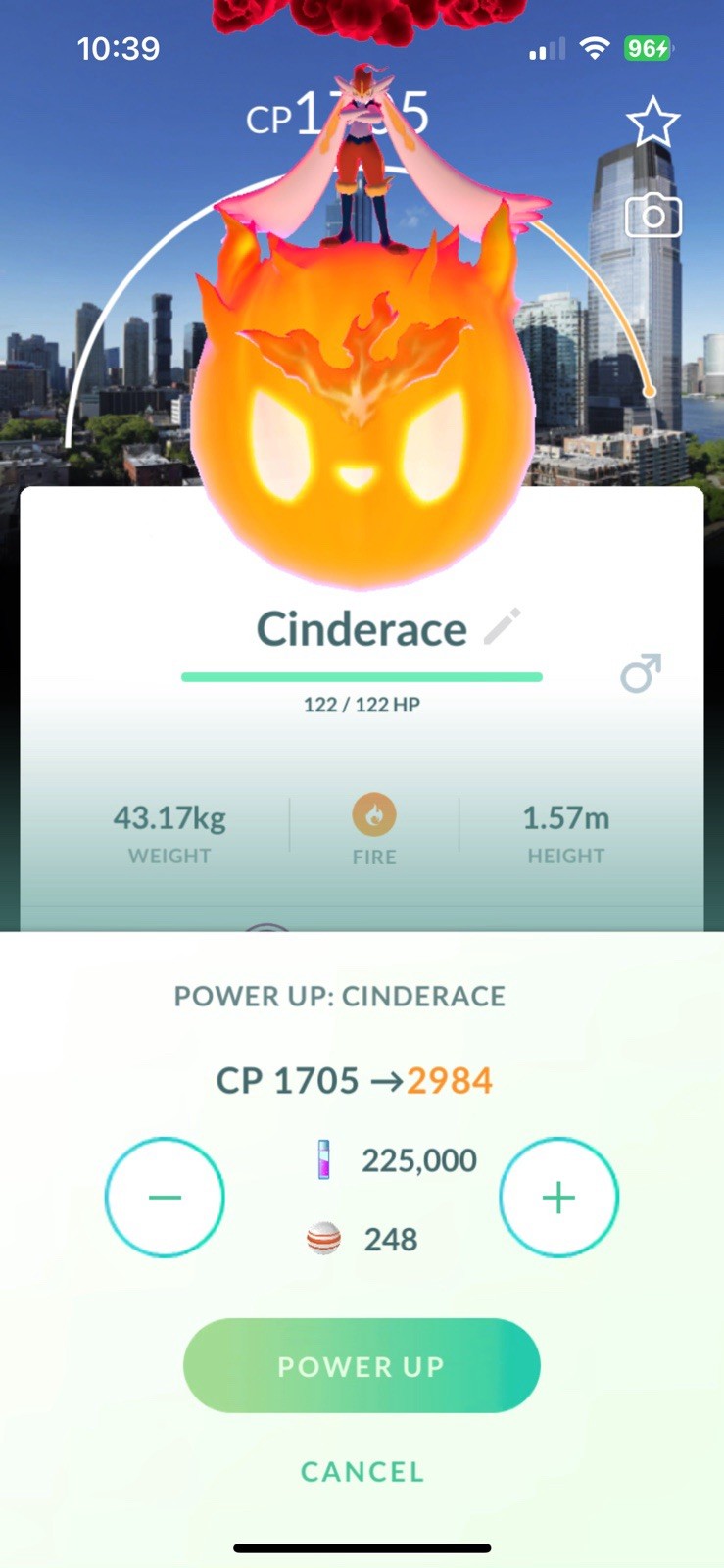 Gigantamax Cinderace New Jersey Background