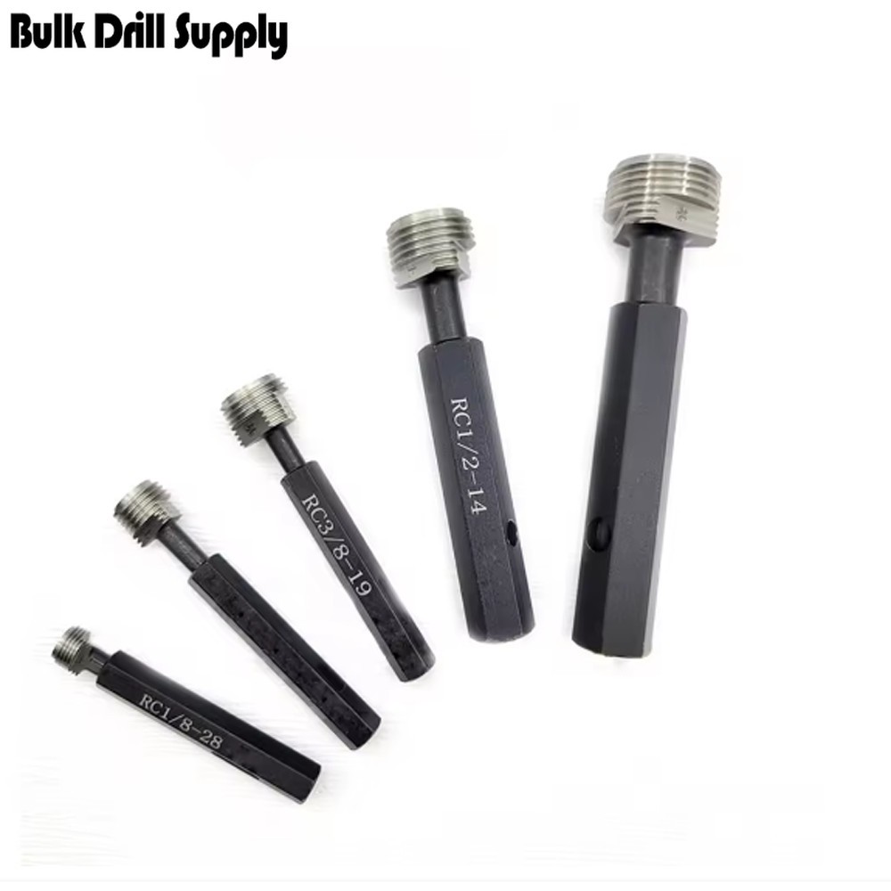 RC 1/16" 1/8" 1/4" 3/8" 1/2" 3/4" 1" ~ 2" Taper Pipe Plug Thread Gage Gauge
