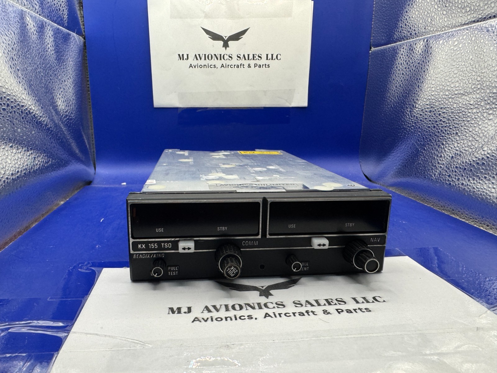 BENDIX/KING KX 155 P/N 069-1024-42 14VDC WITH GLIDE/SLOPE WITH FAA FORM 8130-3