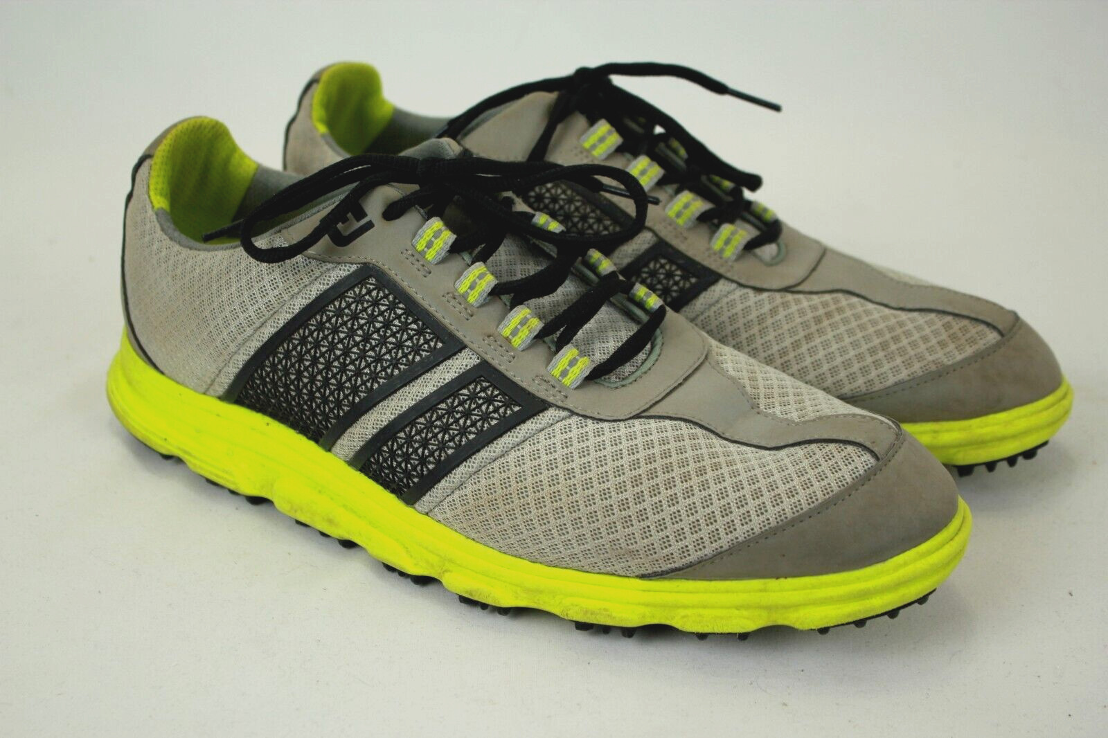 FOOTJOY SUPERLITES GRAY SPIKELESS GOLF SHOES SIZE 10M VGC!