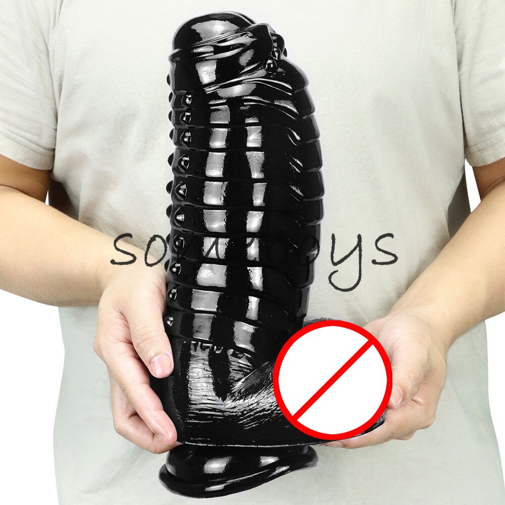 11.8" Inch Huge Realistic Dildo Big Penis W/ Strong Suction Cup Unisex Adult