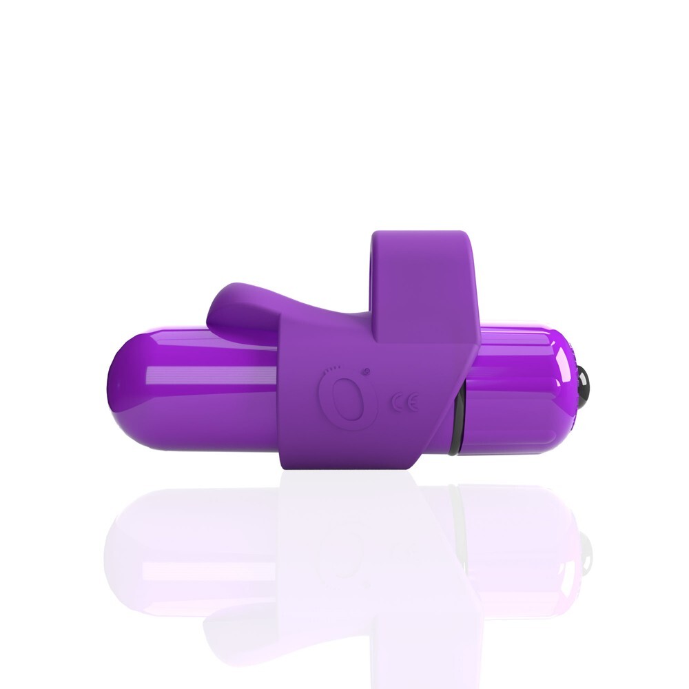 Screaming O Fingo Slim Clitoral Nipple Vibrator Vibe Purple
