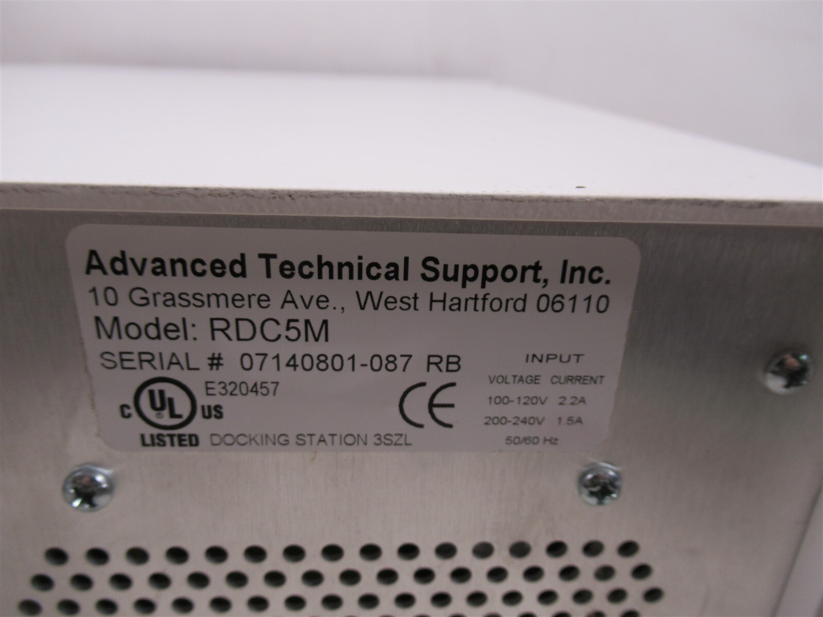 ATS Advanced Technical Support RDC5M Docking Station 3SZL