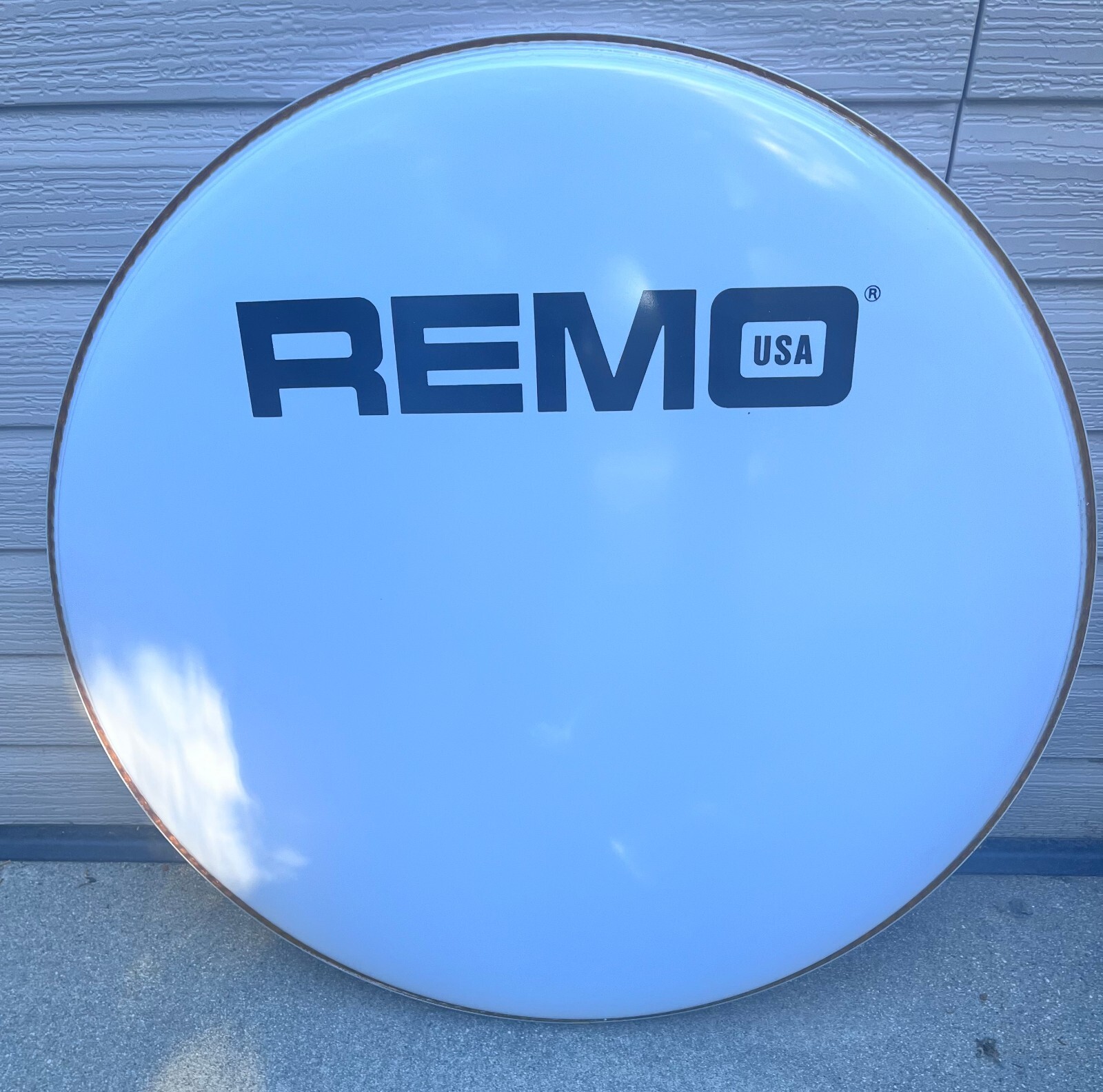 Remo 26" Smooth White Logo Bass Drum Head