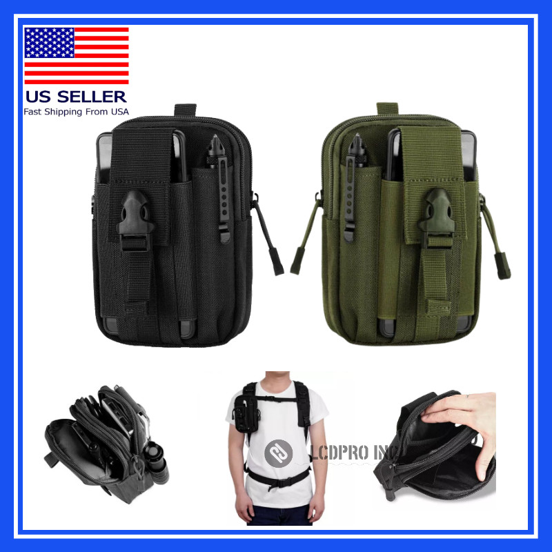Tactical Waist Fanny Pack Military Mens Thigh Drop Leg Bag Waist Belt Pouch US