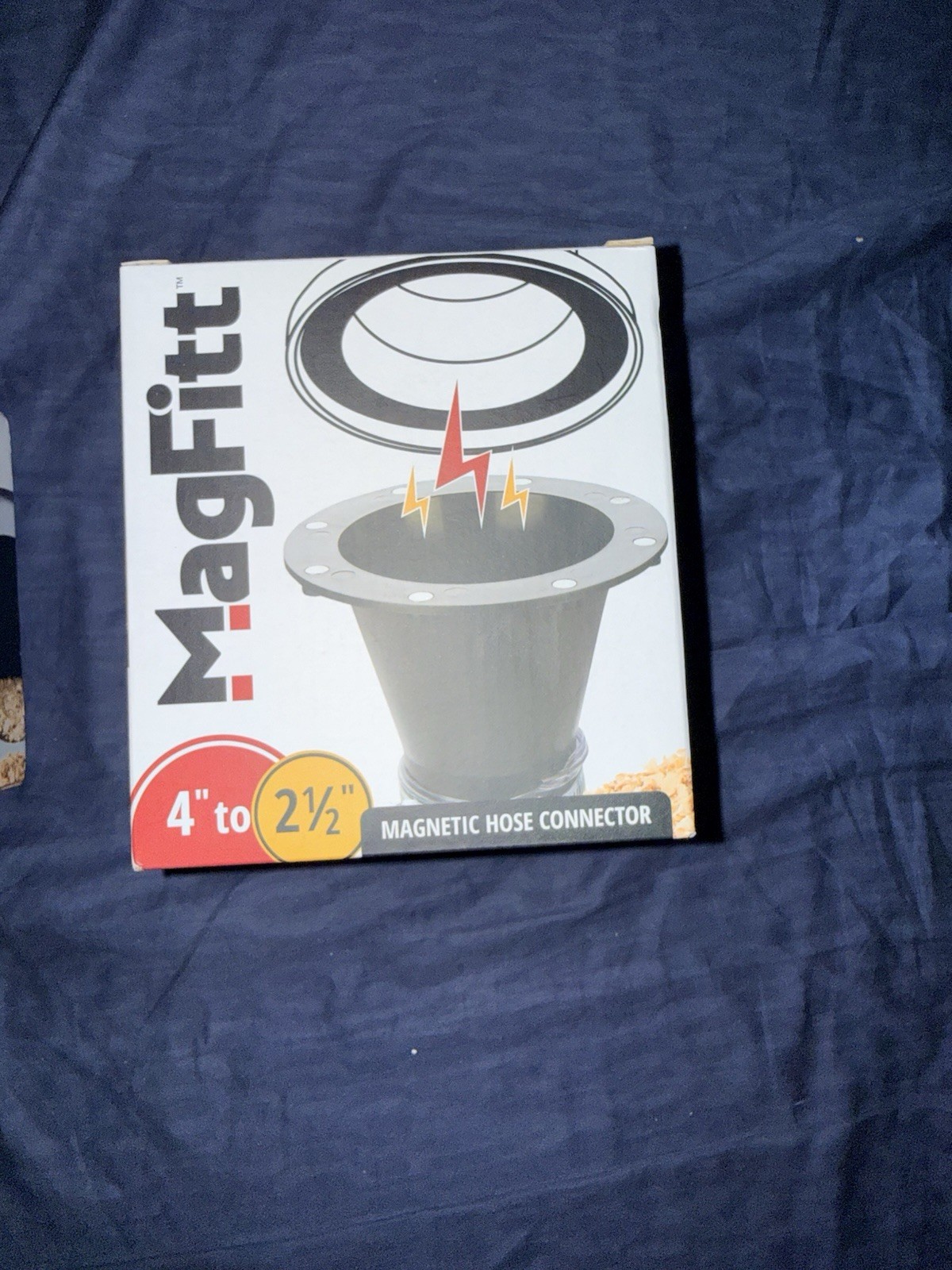Magfitt Dust Connector 4in To 2 1/2 With Magnets (male)