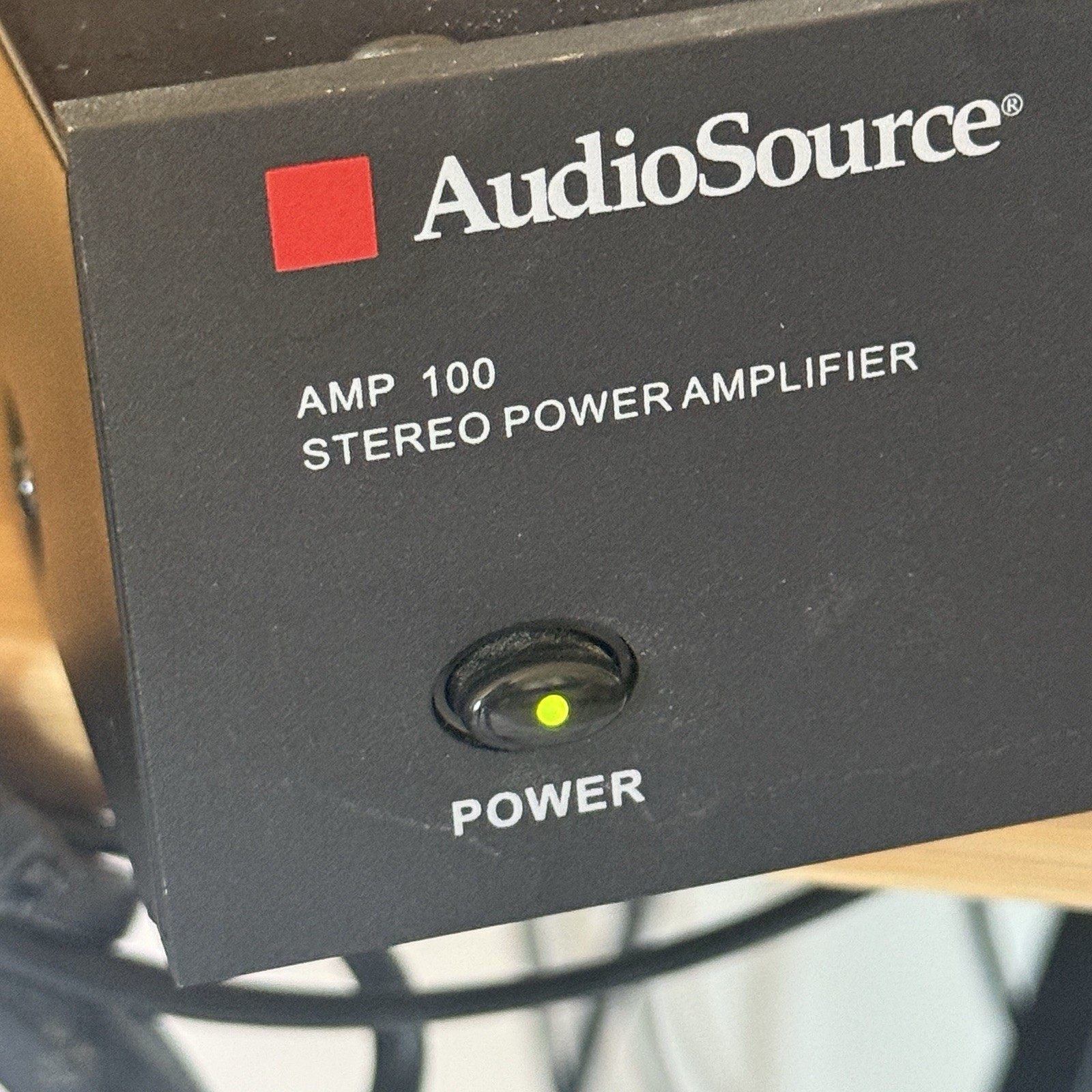 AudioSource AMP 100 Stereo Power Amplifier + Boost 800 Stereo Line Amp Tested
