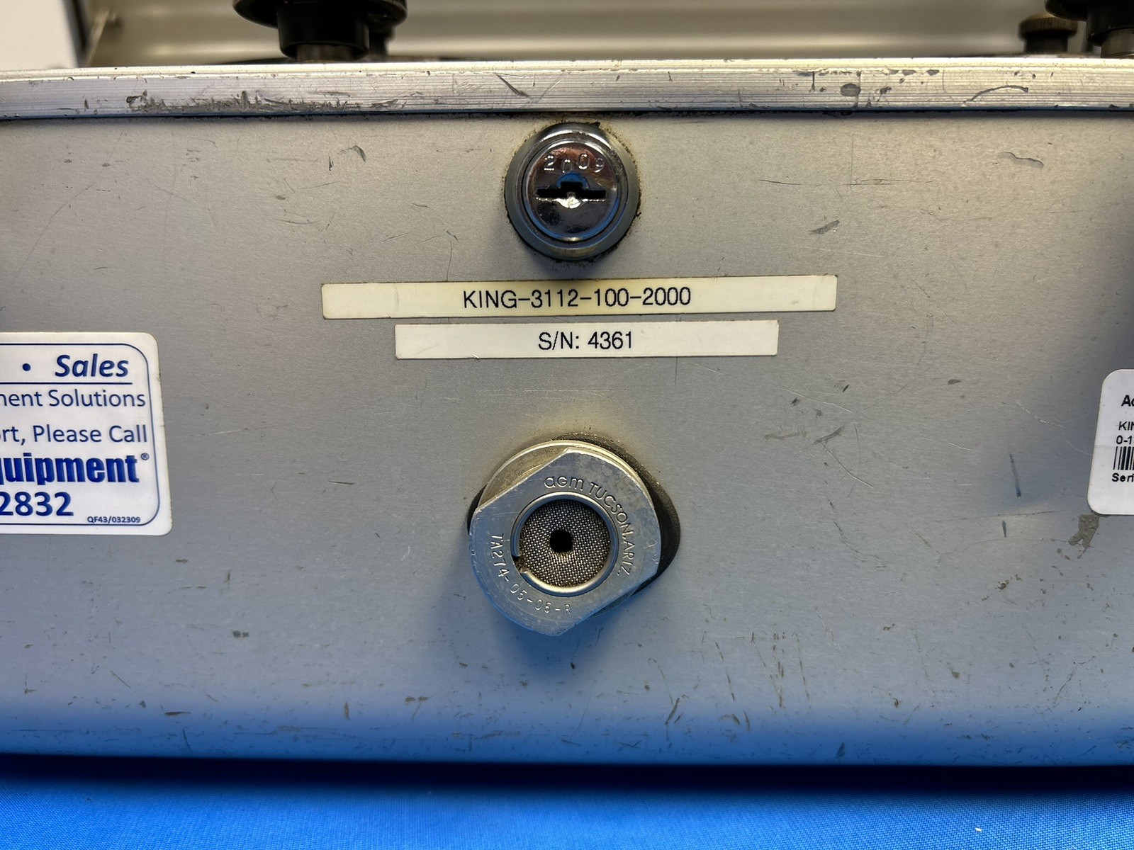 King Nutronics 3112 | 0-100/2000 psi Pressure Calibrator w/Nitrogen Source
