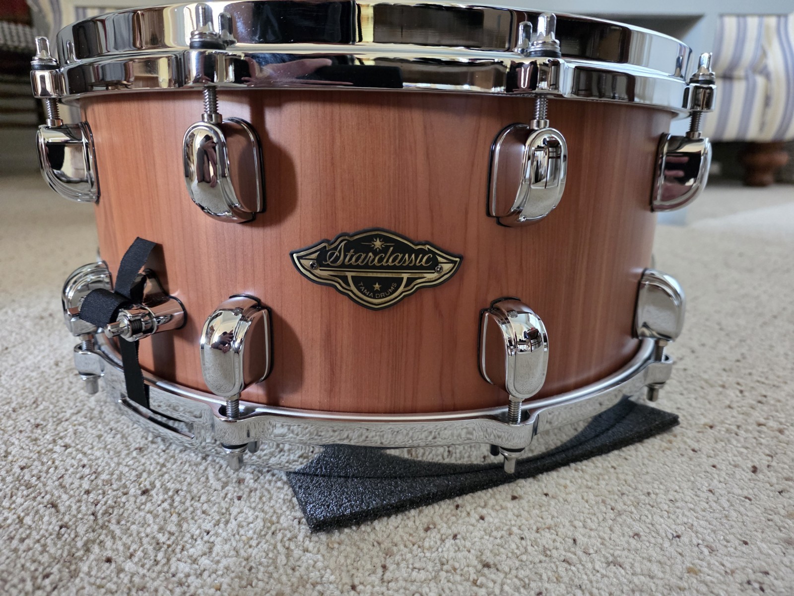 TAMA Starclassic Walnut/Birch Snare Drum With Cedar Outer Ply - 14 x 6.5 in.