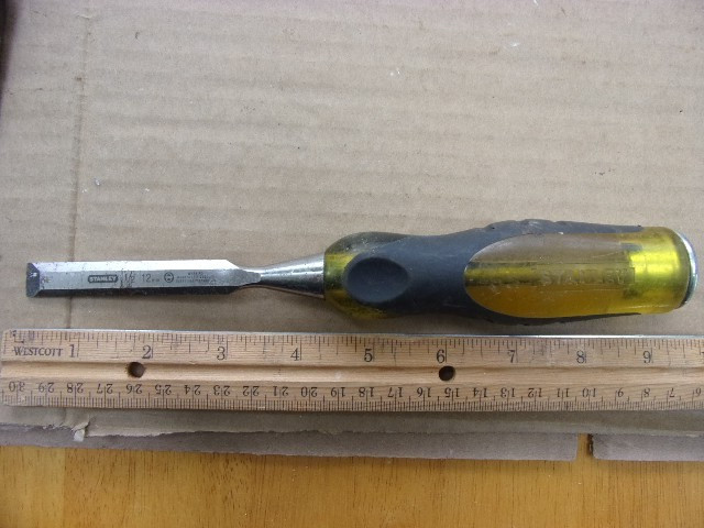 vintage chisel lot stanley mayhew and unk red handle