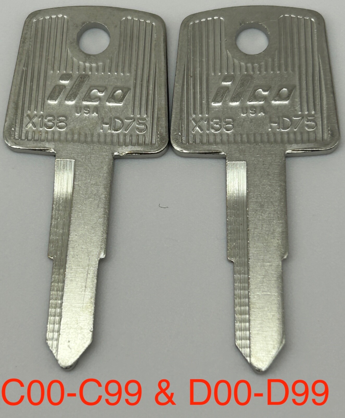 2 Key Blanks Honda ATV Big Red Rancher TRX350 TRX 350 Kymco CX50 KB50 Sniper 50