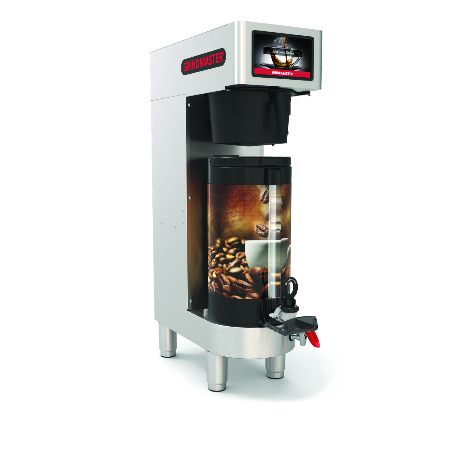 Grindmaster PBC-1V Single Coffee Brewer for Thermal Server For 1.5-Gal Vacuum...