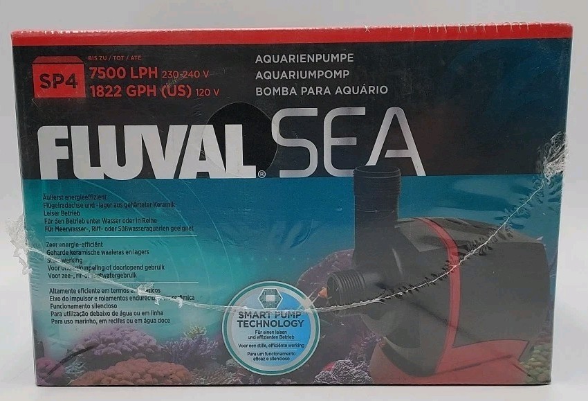 Fluval Sea SP4 | Aquarium Sump Pump | 1822 GPH/7500 LPH | Fresh/Salt (G2-A2)