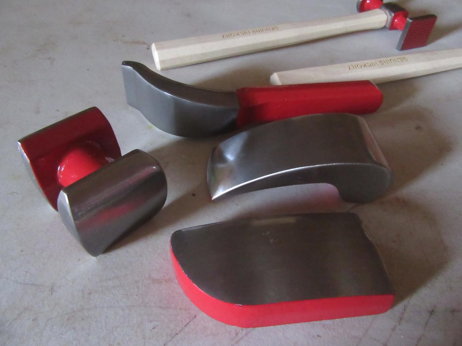 7-Piece Auto Body Repair Tool Kit with Carbon Steel Hammer and Dolly Set