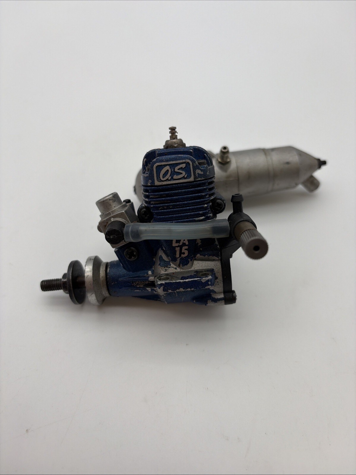 OS Max 15  LA RC Engine  With Muffler M7
