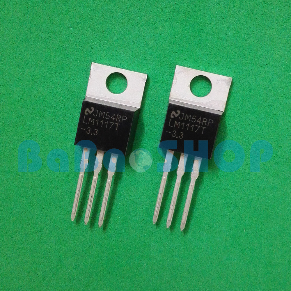 10pcs NS LM1117T-3.3  LM1117T 3.3V 800mA Low Dropout Voltage Regulator IC TO-220