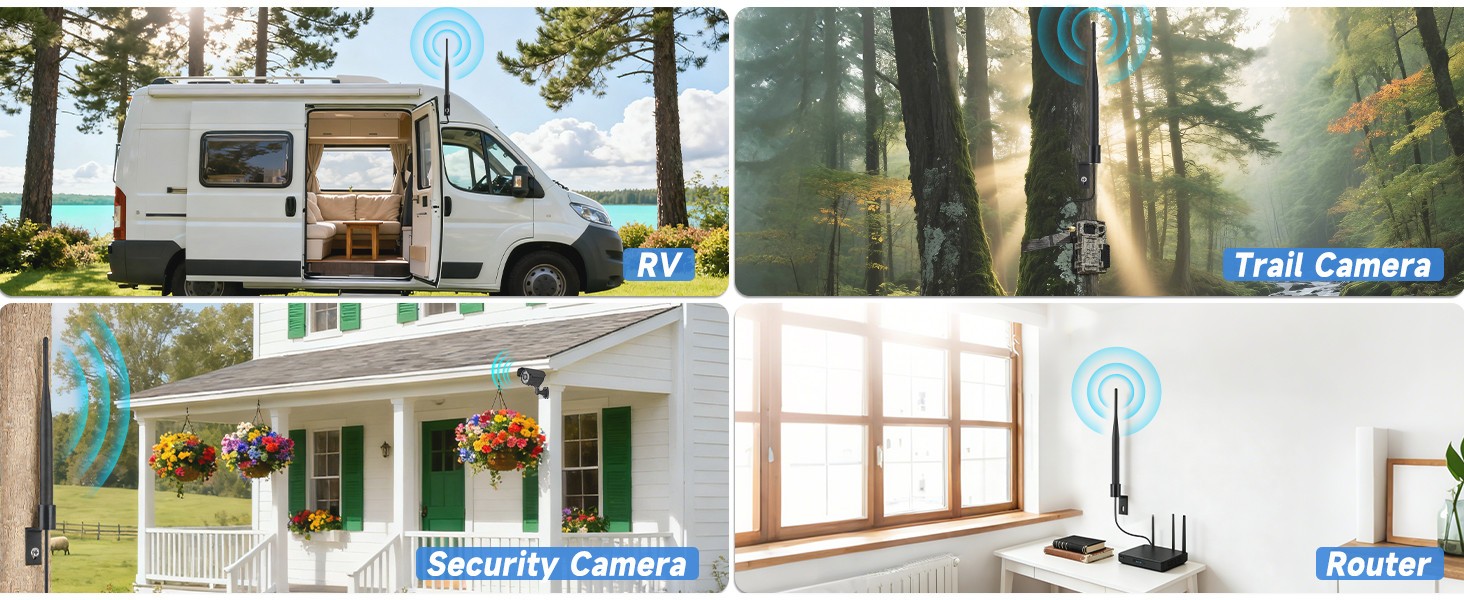 4G LTE Antenna for Spypoint Trail Game Camera Security Camera Wireless Router