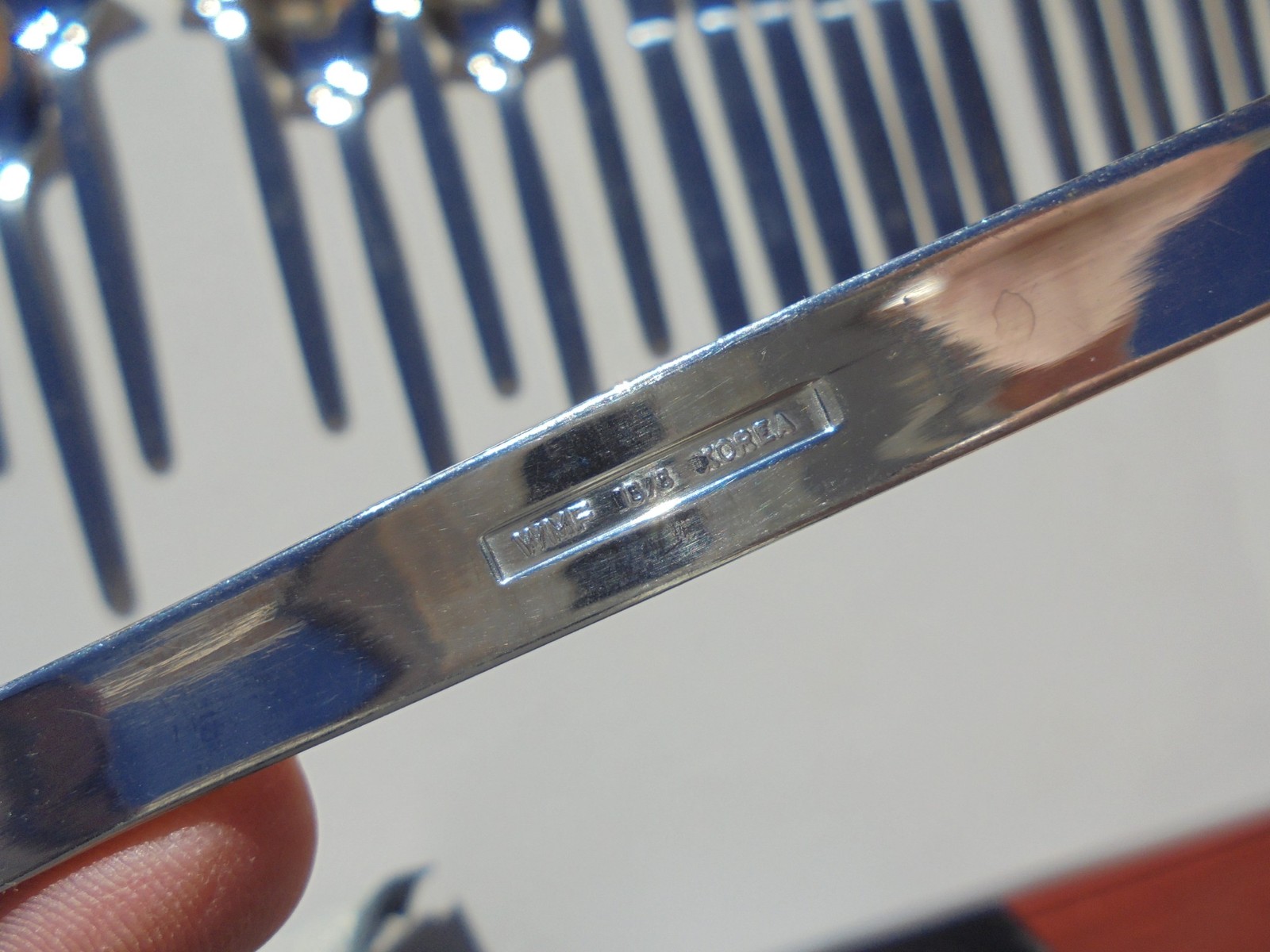 34 Pcs WMF New York Stainless Flatware Knives Forks Spoons Excellent
