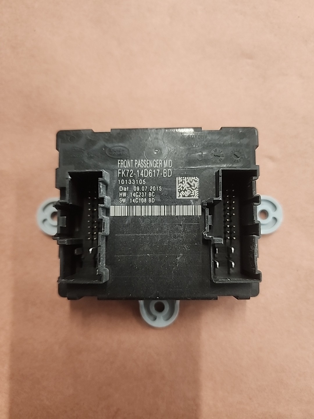 15-19 LAND ROVER DISCOVERY FRONT RIGHT DOOR CONTROL MODULE FK72-14D617-BD OEM