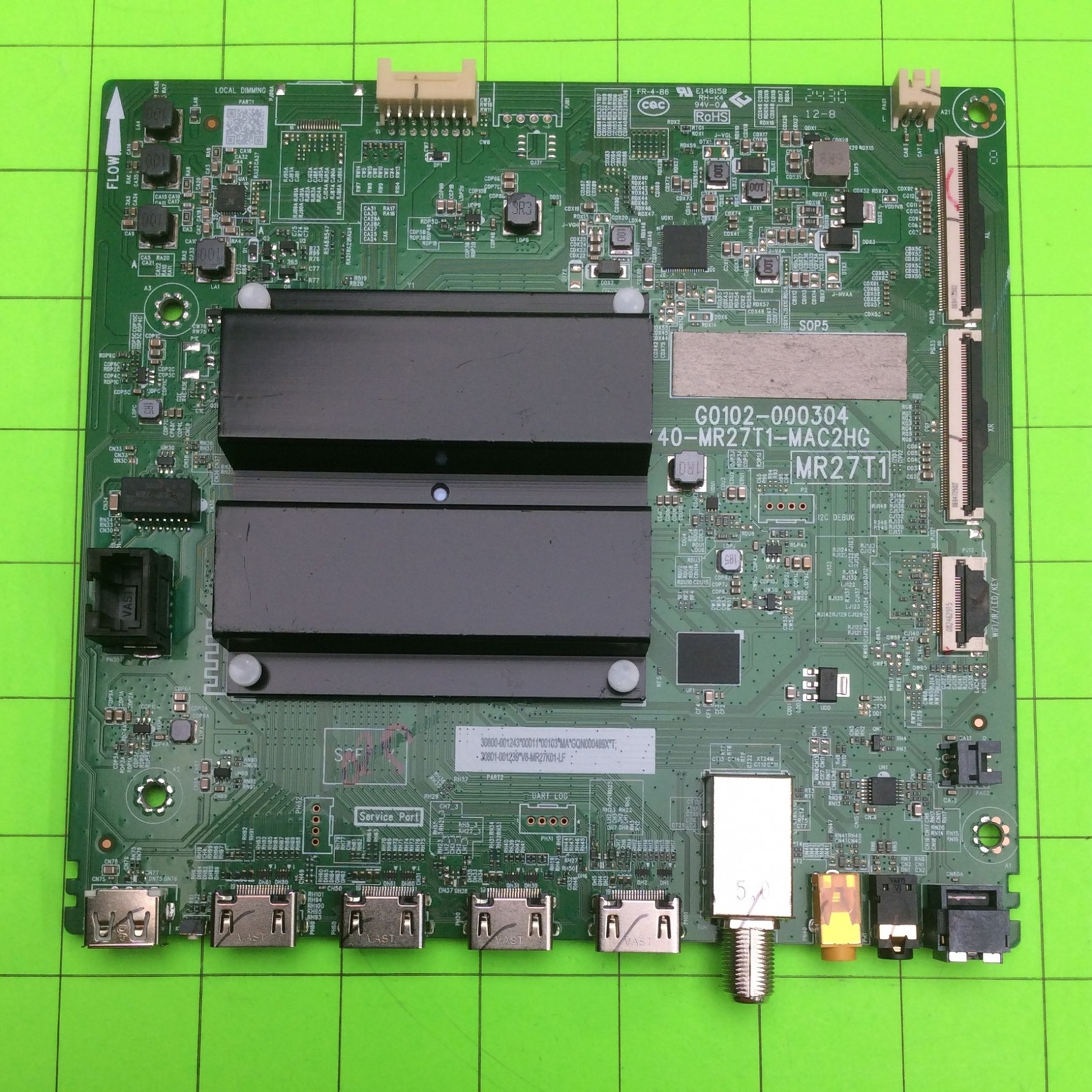 TCL 50S450R TV Television Main Video Board G0102-000304 40-MR27T1-MAC2HG
