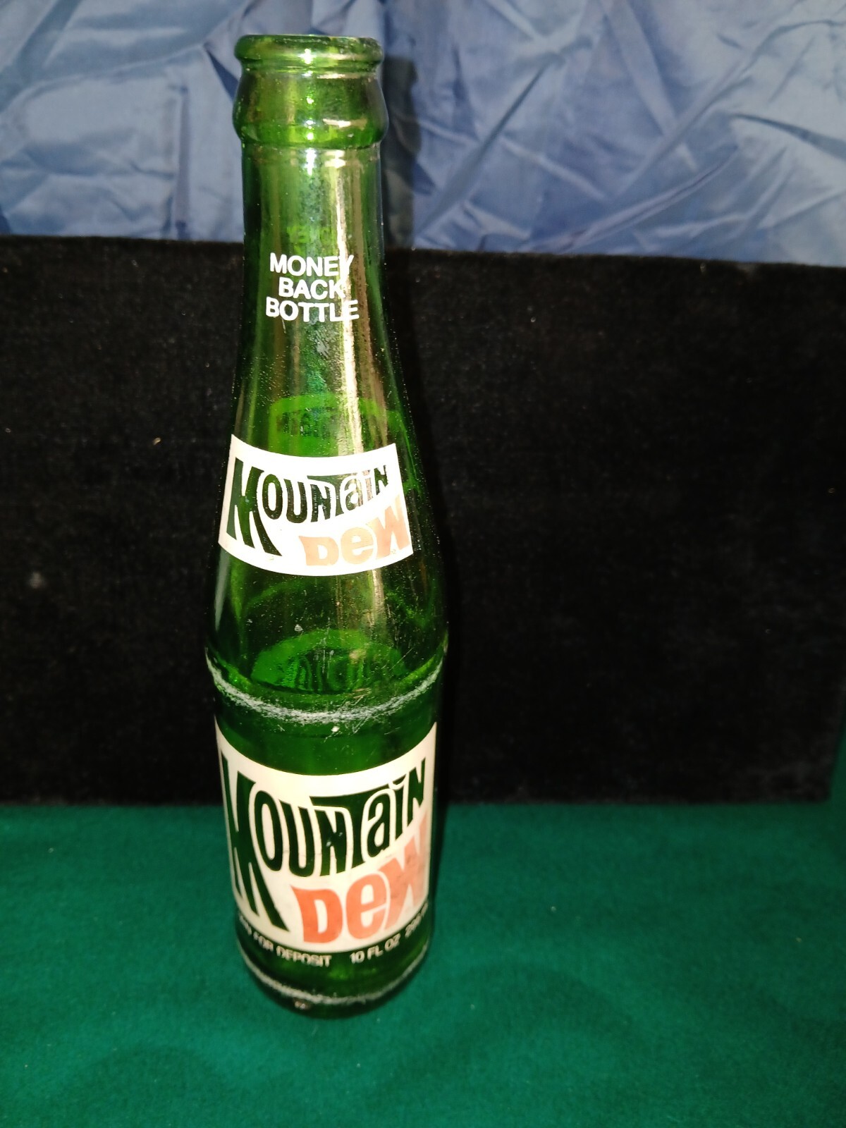 Vintage Mountain dew bottle. 12"