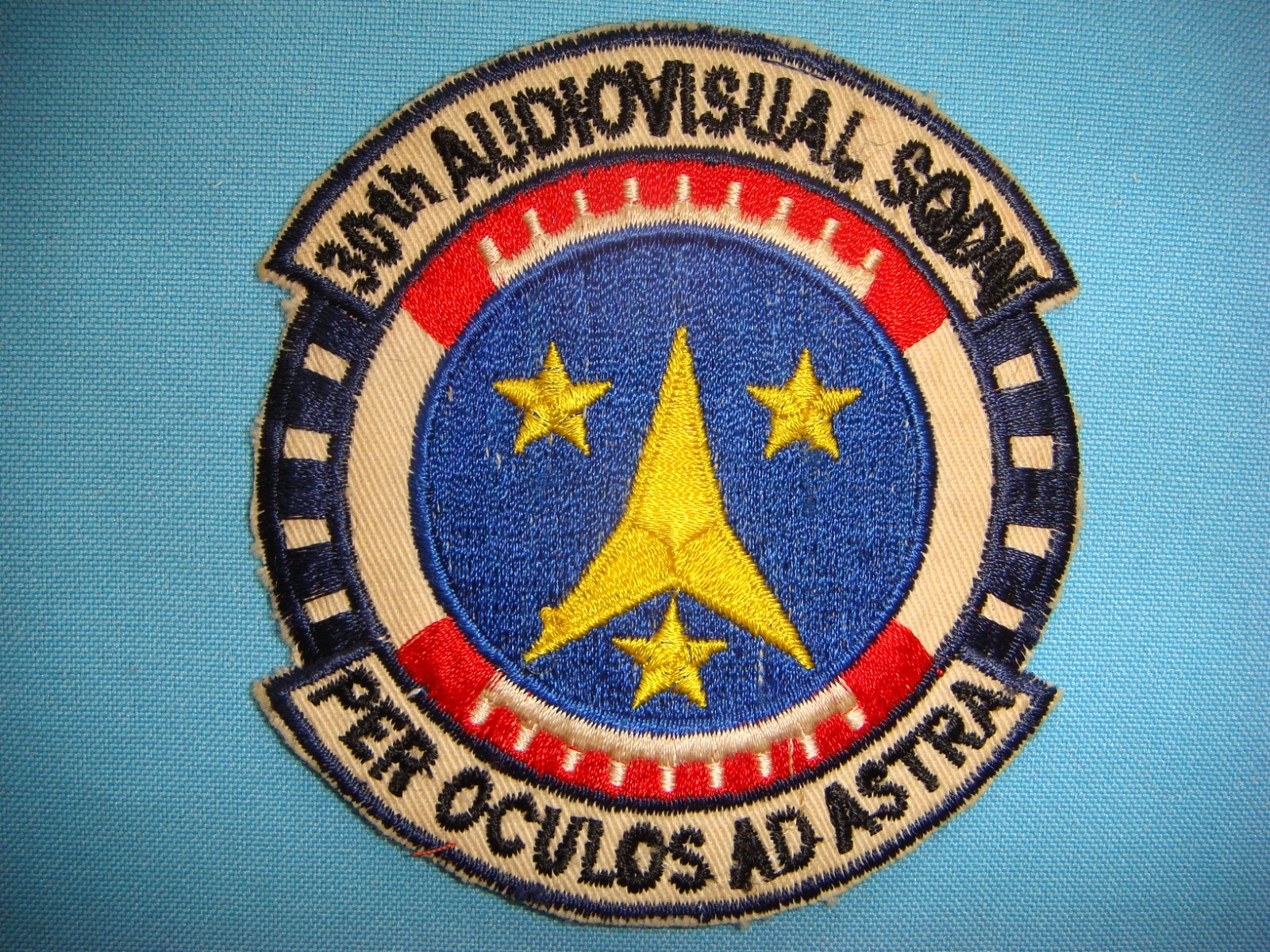 VIETNAM WAR PATCH, US AIR FORCE 30th AUDIOVISUAL SQUADRON