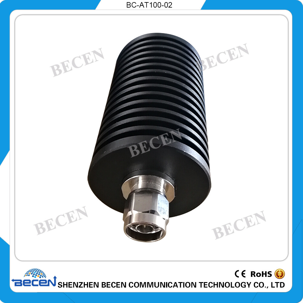 N-JK 100W N 1dB Rf Coaxial Attenuator Plug male to Jack female 100 Watt DC-3Ghz