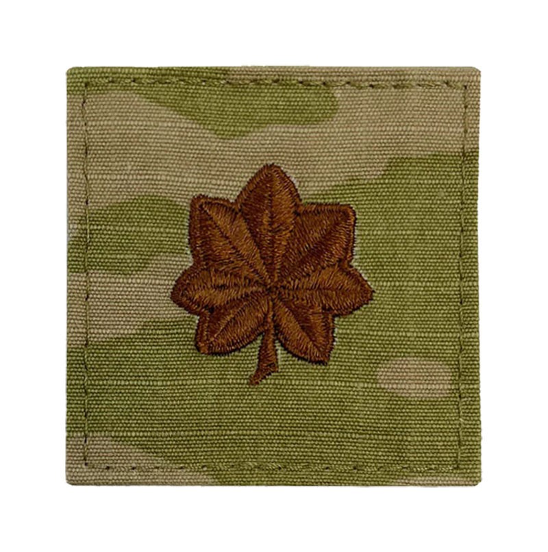 Air Force Major OCP 2x2 Rank With Hook Fastener-Veteran Owned Business