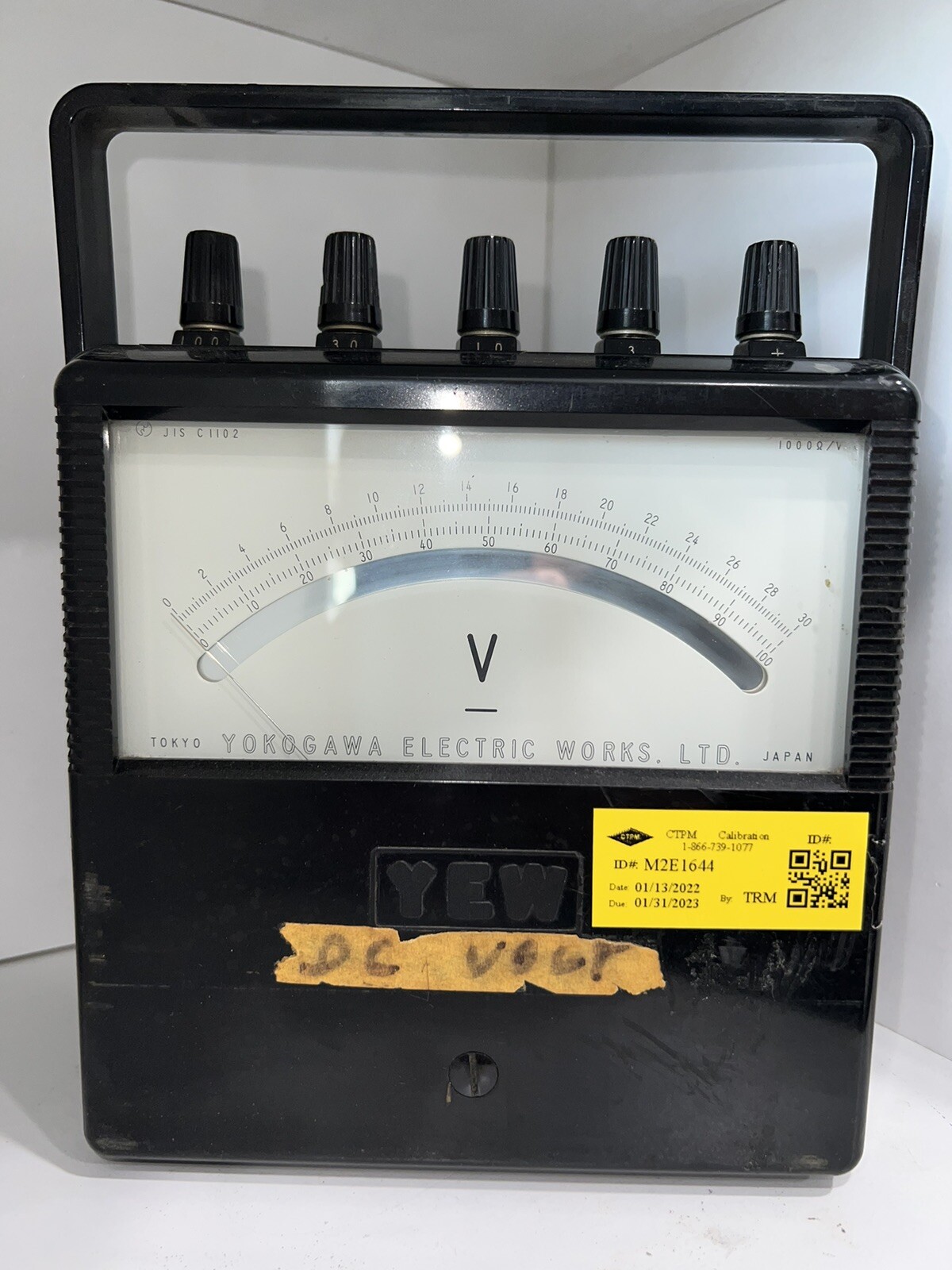 YOKOGAWA ELECTRIC WORKS LTD YEW 1972 NO. M2E1644 (A6D)