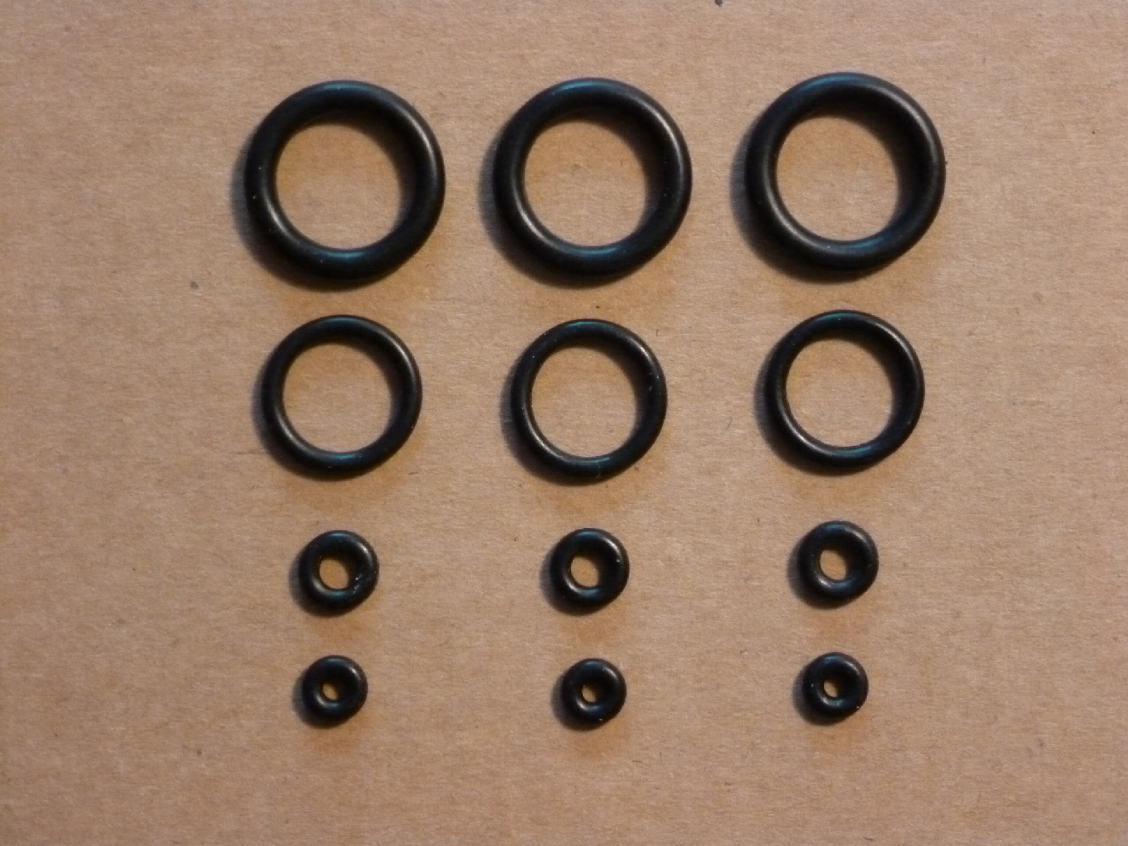 Crosman 1322 1377 2289 Backpacker Valve & Bolt Seals (Three Sets)