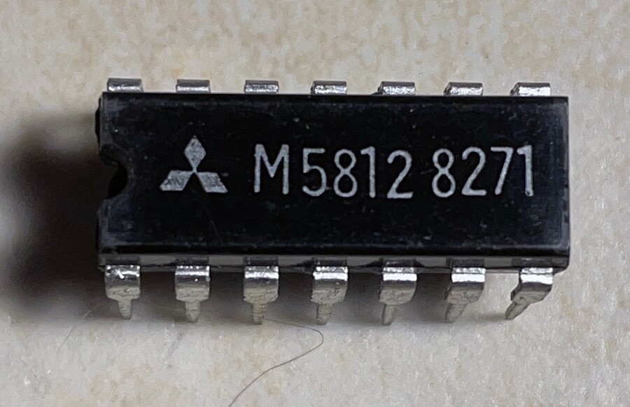 Mitsubishi M5812 Calculator Chip - Vintage - NOS