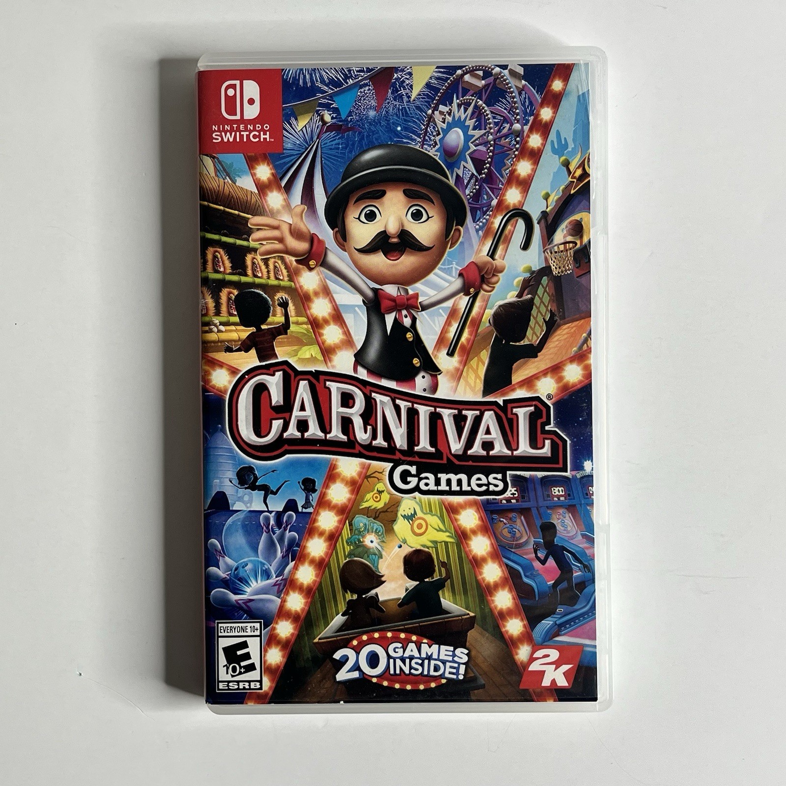 Replacement Case Only 2K Carnival Games Nintendo Switch 2018